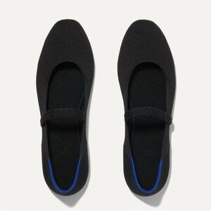 Rothy's Black Square Toe Mary Janes - size 8 like new!